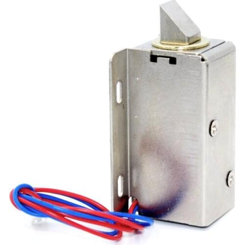 Electronic Door Lock Catch Door Gate 12V 0.4A Release Assembly Solenoid Access Control lock 1