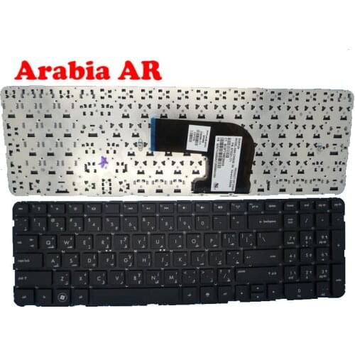 Laptop Keyboard For HP PAVILION DV6-7000 AR Arabia NSK-CKOUW OA 670321-171 682082-171 Without Frame Black