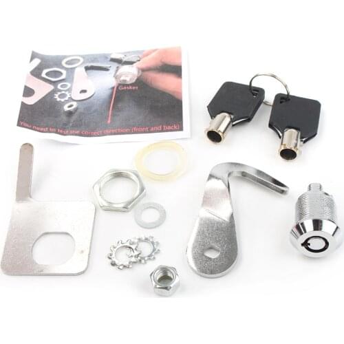 Motorcycle Tour-Pak Pack Lock Key Replacement Kits For Harley Davidson Touring FLTRU FLHTC FLHTCU FLHTK FLTC FLTCU 1993-2013