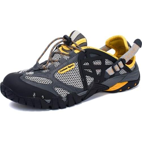 Summer Men Hiking shoes Sneakers Breathable Trekking shoes Outdoor Sport Climbing Walking Shoes Quick Dry Water Shoes hombre