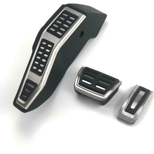 RHD For Audi A1 A3 Q2 Q3 Golf 7 GTI R Arteon Seat Leon 5F Skoda Rapid Octavia A7 Kodiaq Karoq KAMIQ Combi SCALA Car Pedal Cover