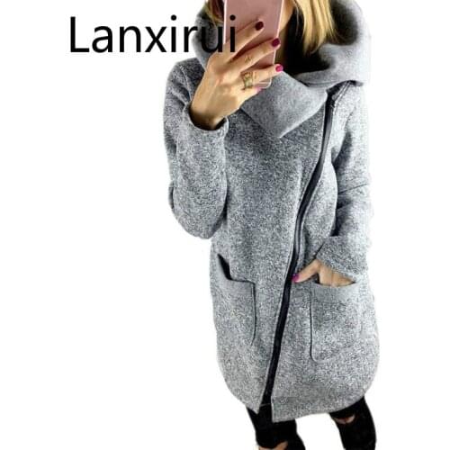Lanxirui Women's Coats With Zippers