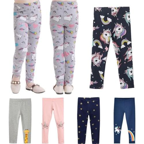 Fashion Girls Leggings Printing Leggings For Girls Spring Autumn Trousers For Children Girl Skinny Pencil Pants Girls Pants