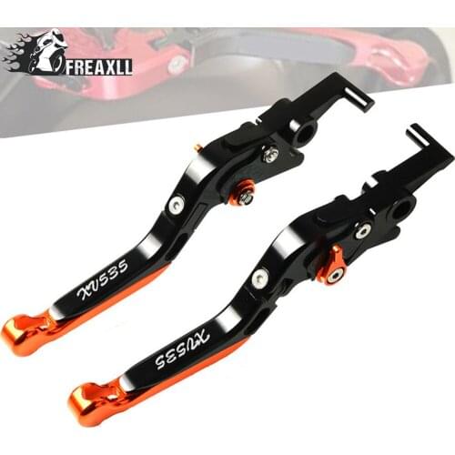 Motorbike Accessories Motorcycle Brake Clutch Levers Adjustable Folding Brake Levers For YAMAHA XV 535 XV535 Virago 1987-2000