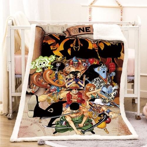 NEW Funny Character Blanket 3D Print Sherpa Blanket on Bed Home Textiles Dreamlike Style 06