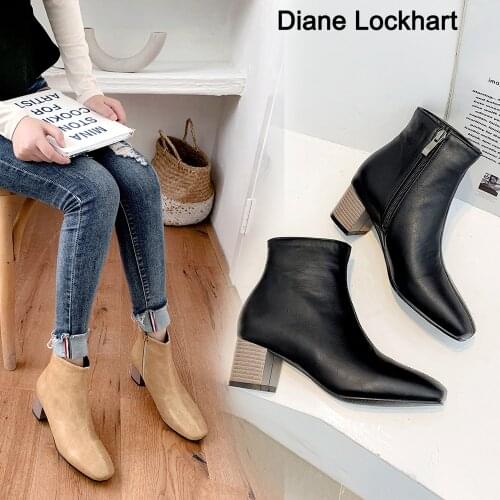 Autumn Winter Shoes Womens Ankle Boots Ladies Chelsea Short Boot-women Footwear Booties Мартин сапоги Luxury Designer Dropship