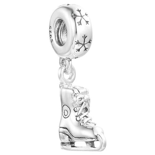 Fit Pandora Bracelets Ice Skate Dangle Charms 925 Sterling Silver Beads for Jewelry Making Kralen 2021 New