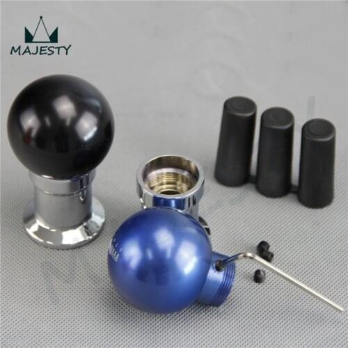 Car Gear Shift Knob Auto MOMO Gear Shift Gear Knobs Universal Aluminum Auto Shift Knob Black Colorblack/blue