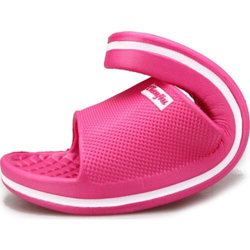 2021 Bathroom Slippers Portable EVA Soft Sole Anti-slip Shoes Beach Hotel Slide Sandalias Indoor Shower Unisex Summer Shoes