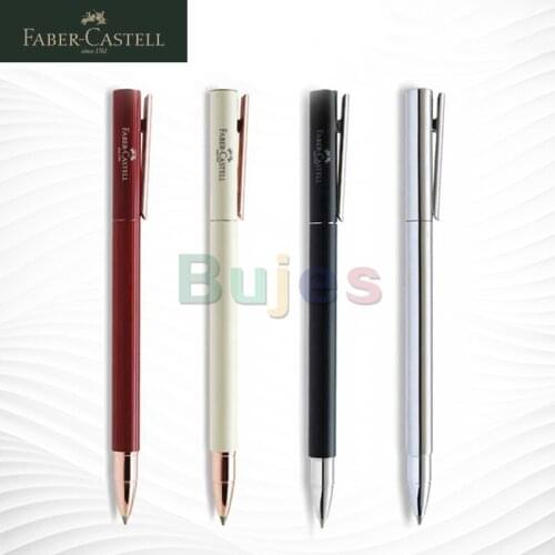 Faber-Castell NEO Slim Matt / Steel Ballpoint Pen 0.7mm, Signature Pen Fashion Metal Business Pearl Pen, Office Gift