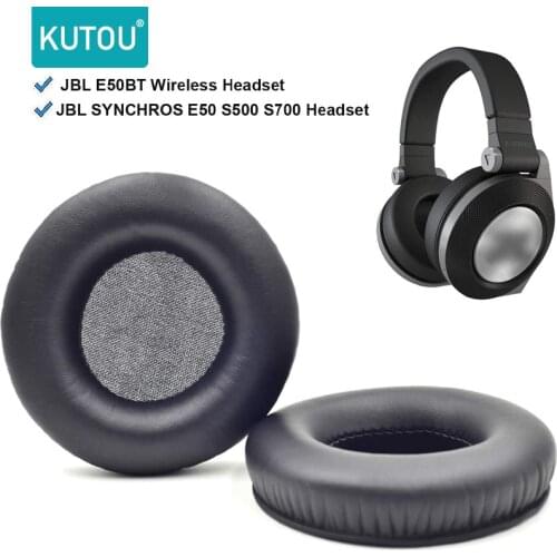 Replacement Earpads Ear Pad Cushion Cover Compatible with JBL Cuffle Synchros S500 S700 E50 E50BT Wireless Headphone Earmuffs
