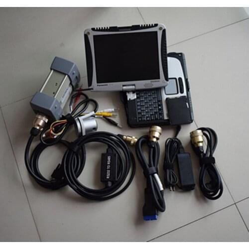 Super red mb star c3 full set for panasonic cf-19 laptop mb software 120gb hdd diagnostic tool for car and truck ready to use