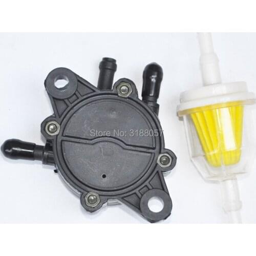 Fuel Pump Fuel Filter for Briggs & Stratton 441577 441677 441777 442577 445577 445677 445777