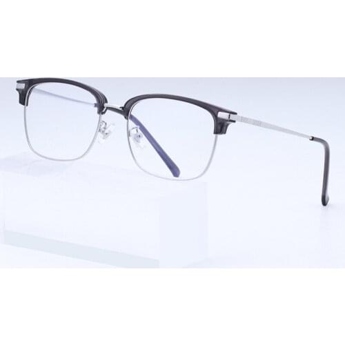 Veshion New Fashion Business Mens Pure Titanium Glasses Tr Full Frame Titanium Frame Glasses Frame with Myopia Glasses Frame