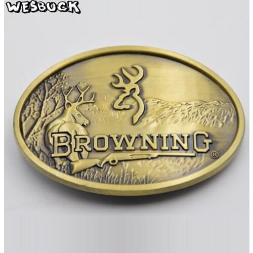 WesBuck Brand Belt Buckles for Men Women Buckles Metal Cowboy Cowgirl Western Belt Head