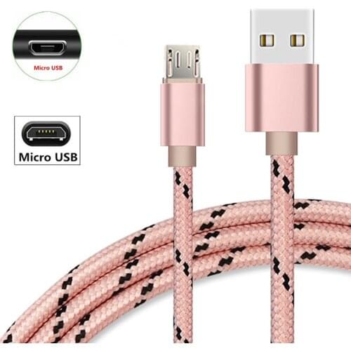 Micro USB Charger Cable for Xiaomi Mi A2 Lite 2 3 4 Play Data Charging for Redmi Note 6 pro 6a S2 Fast charge wire