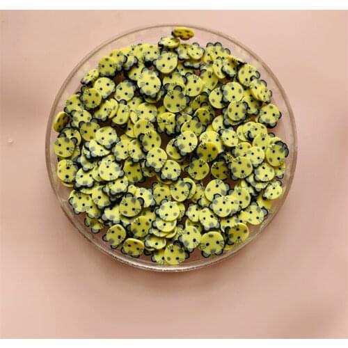 100g 5mm Cartoon Cat Mixed Animal Slice Polymer Clay Sprinkles for Crafts Making DIY Crystal Mud Filling Material Nail Art Decor