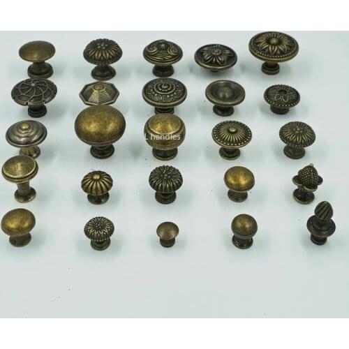 1x Antique Bronze kitchen cabinet drawer knobs dresser cupboard wardrobe furniture Pulls Handle Wooden Box Jewelry Box knobs