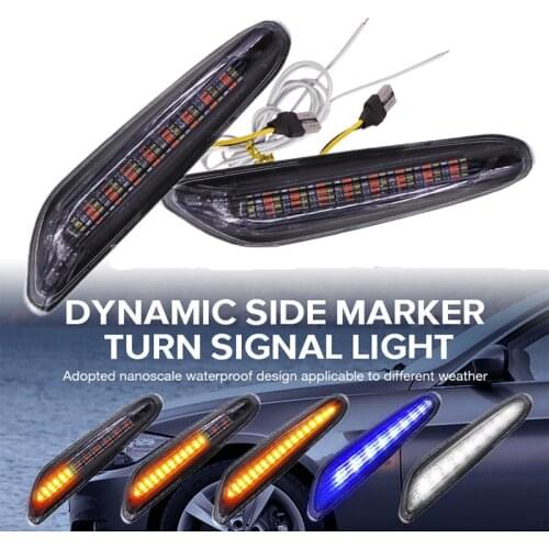 2pcs t10 led w5w Car Turn Signal Lights For BMW E92 E60 E46 E88 E90 Indicator Blinker Lamp Flowing Water Signal Lamp Side Marker