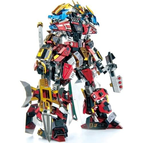 2019 Microworld 3D Metal Puzzle Figure Toy Lyubu warrior model Educational Puzzle 3D Models Education Gift Toys For Children