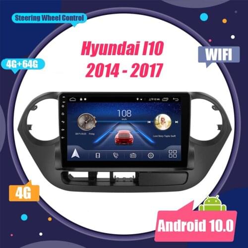 Android 10 DSP 2DIN Octa-Core Car Radio Multimedia Video Recorder Player GPS Navigation For HYUNDAI I10 2014 15 16 17 Head Unit