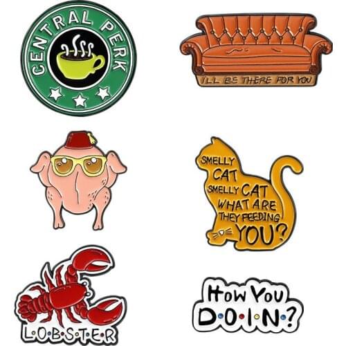 Co coolest Brooches Letter On Clothes