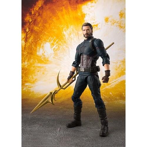 Marvel Action Figure SHF Captain America Infinity War Model Toys