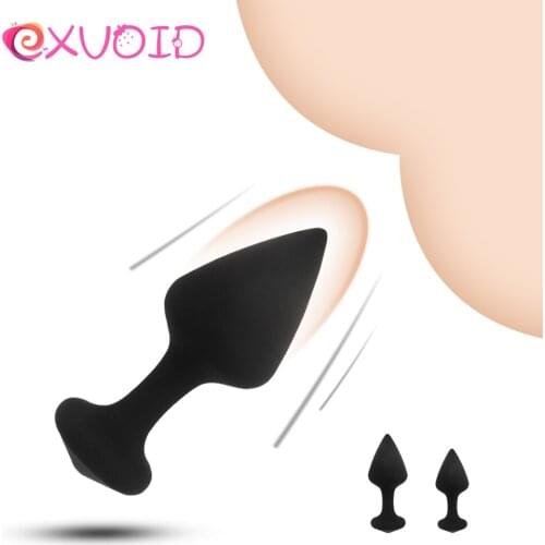 EXVOID Dildo Vagina Anus Dilator Anal Beads Butt Plug Silicone Anal Plug Anal Sex Toys for Women G Spot Massager Adult Products