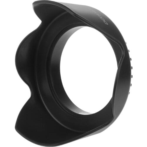 H55F 58mm Screwed Flower Petal Sunshade Lens Hood For Nikon Canon Sony DSLR Camera