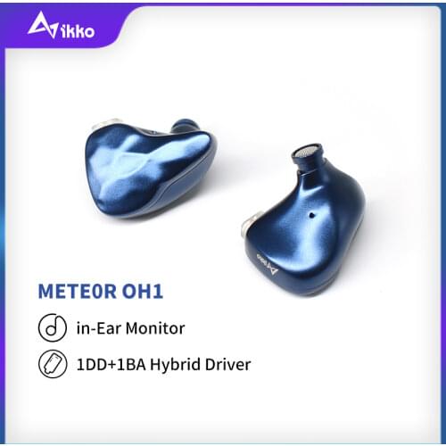 IKKO OH1 In-ear Monitor Earphones Hybrid Technology IEM Wired Headphones HIFI High Fidelity Earphone Earbuds Detachable Cable