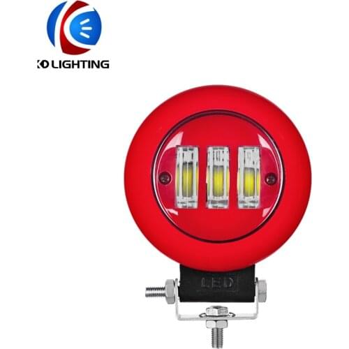 KD Work Light LED 30W Epistar1860 3pcs*10w circular Alloy die-casting, PC mirror, stainless steel bracket Spot light