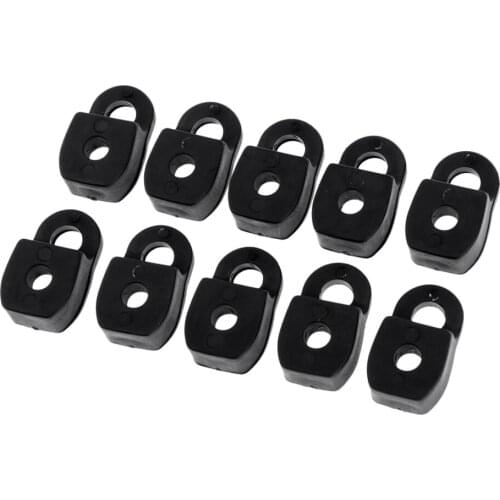 Set 10 Lightweight Nylon Kayak Boat Dinghy Rope Buckle Single Loop Deck Eye