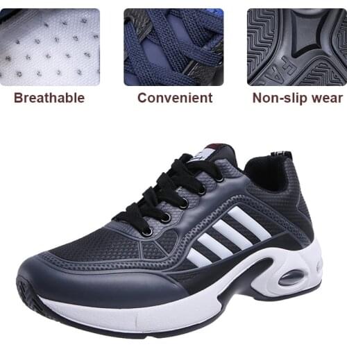 Men Running Shoes Breathable Training Fitness Shoes Outdoor Air Cushion Sneakers male Lightweight Sport Shoes Training Footwear