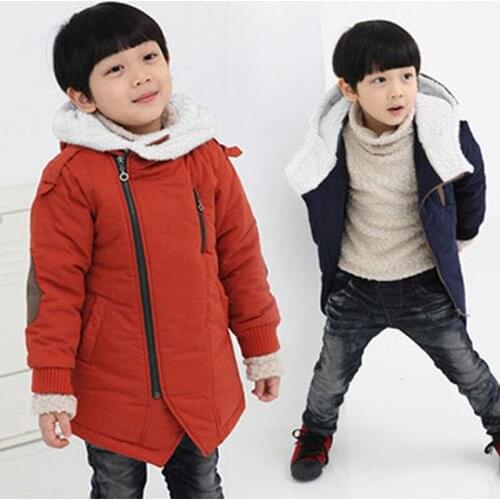 Boys Winter Jacket Thicken Windproof Warm Kids Coat Waterproof Children Outerwear Kids Clothes Boys Jackets for 4-16 Years Old