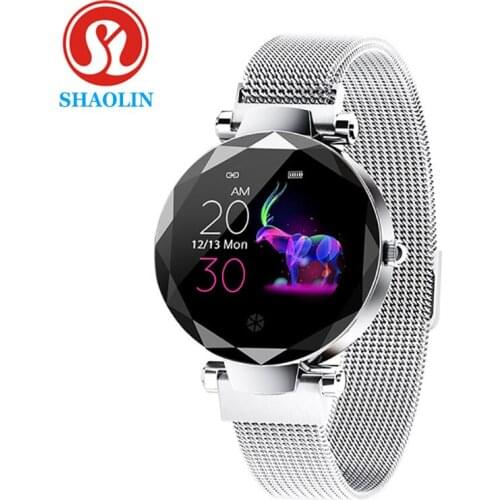 HI18 Fashion Women Smart Wristband Multi-function Waterproof Health Monitoring Message Reminder Sports Step Smart Watch