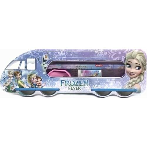 Disney Frozen Stationery Box Set Cartoon High-speed Rail Pencil Ruler Sharpener Stationery Set Student School Supplies Gift