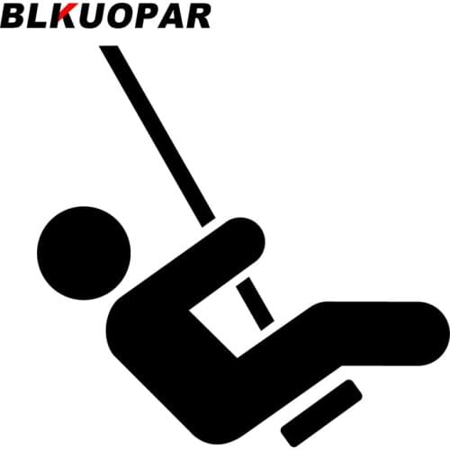 BLKUOPAR for Kid Person Car Stickers Fashionable Funny Decals Creative Simple Waterproof Helmet Trunk Decor Cartoon Graphics