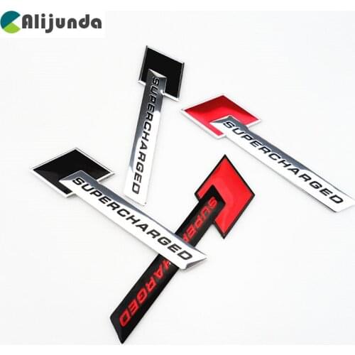 New 3D Metal Motorsport SUPERCHARGED Car styling Emblem Badge Sticker for Acura RLX CL EL CSX ILX MDX NSX RDX RL SLX TL TSX