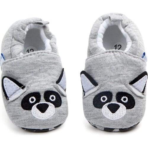 Newborn Baby Shoes First Walker Girls Boy Shoes Cartoon Animals Cotton Crib Shoe Toddler Soft Sole Anti-slip Baby Infant Shoes
