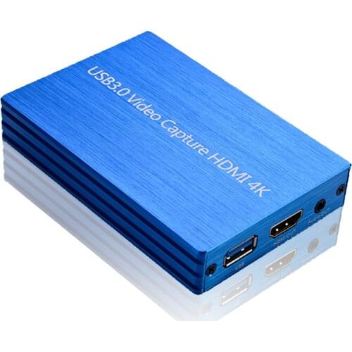 4K HDMI To USB 3.0 Video Capture Card Dongle 1080P 60fps HD Video Recorder Grabber For OBS Capturing Game Game Capture Card Live