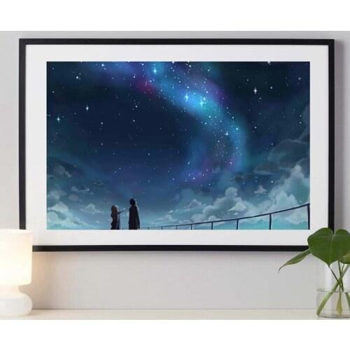Japanese Animation Canvas Poster Your Lie in April Modern Wall Art Print Painting Decorative Picture for Living Room Home Decor