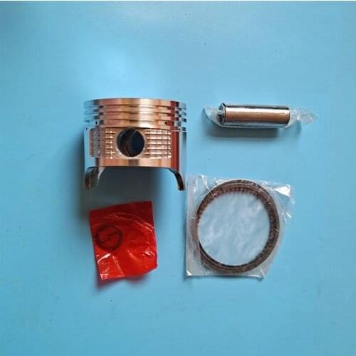 Piston kit 56mm for Chinese 156F 4 stroke horizontal engine generator water pump koblen ring set pin clip assembly