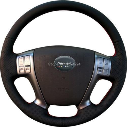 Anti-slip Breathable Braid on the Steering Wheel Cover for Hyundai Veracruz