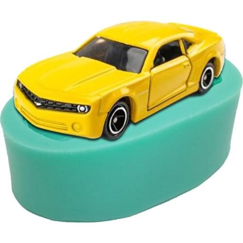 Car Shape Silicone Molds For Cake Decorating Chocolate Fondant Mold Sports Racing Cars Soap Clay Polymer Mould Baking Tools