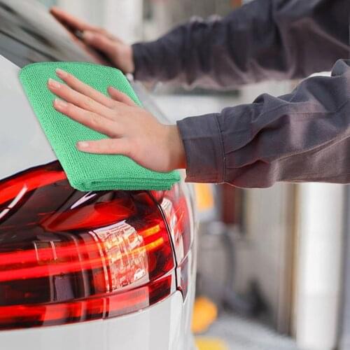 Microfibre Dish Cloth Large Thick Soft Cleaning Towel Pack of 10 Units (10 Green 40 x 40CM)