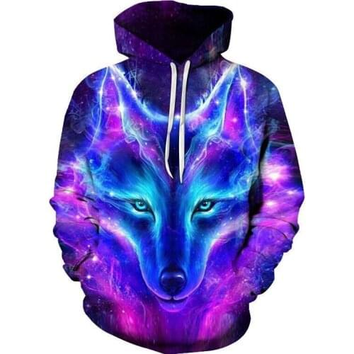 Hoodie 2021 spring and autumn hot sale high quality top men and women long sleeve 3D printing magic color pullover sportswear