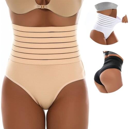 Women High Waist Shaping Panties Breathable Body Shaper Slimming Tummy Underwear Butt Lifter Stretch Seamless Panties Shaperwear