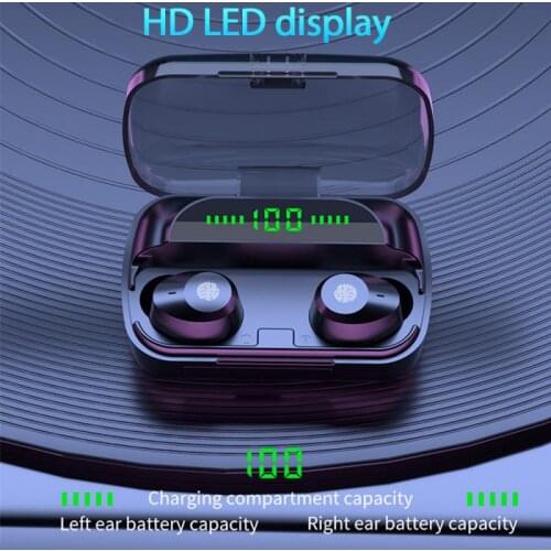 M5 TWS Touch Wireless Bluetooth Earphone Noise Reduction Stereo Sport Headset IPX6 waterproof headphone Auriculares Bluetooth