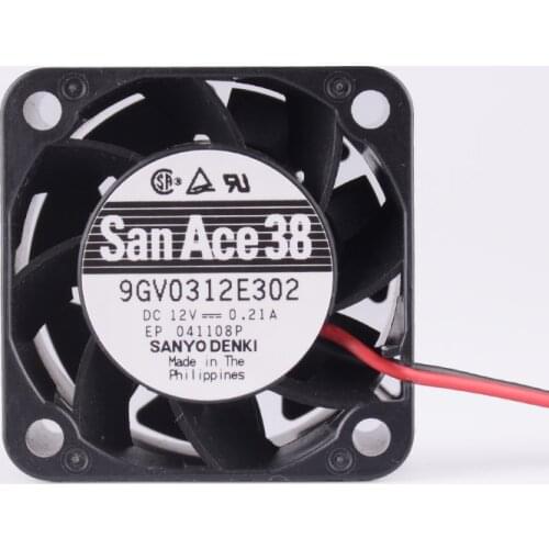9GV0312E302 40mm fan 40x40x28mm 4028 DC12V 0.21A 2-line server power cooling fan
