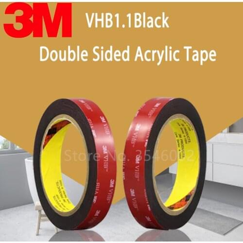 Free Shipping 3M VHB Double Sided Acrylic Foam Adhesive Tape Waterproof Heavy Duty Mounting Tape Indoor Outdoor For Car Home